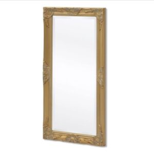 Espejo barroco de pared dorado 100 x 50 cm
