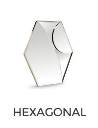 espejo hexagonal
