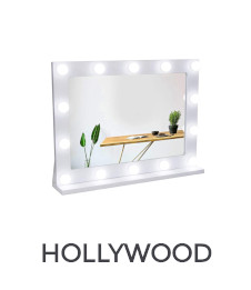 Espejo tipo Hollywood