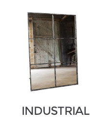 Espejo estilo industrial