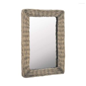Espejo de mimbre rectangular - 2 Tamaños