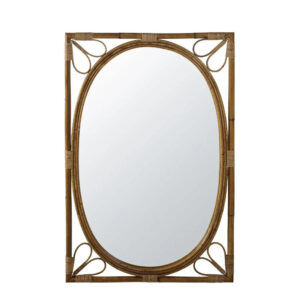 Espejo de mimbre 61 x 90 cm