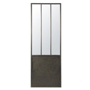 Espejo de metal negro 67 x 190 cm