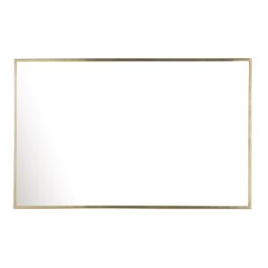 Espejo de metal dorado 75 x 120 cm