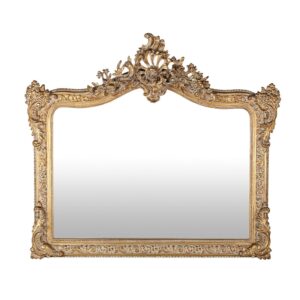 Espejo con molduras doradas 114 x 100 cm