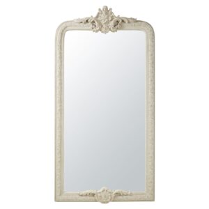 Espejo con molduras de paulonia gris 90 x 176 cm