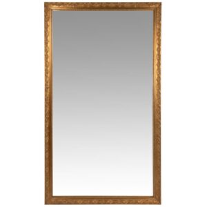 Espejo tallado dorado 120 x 210 cm