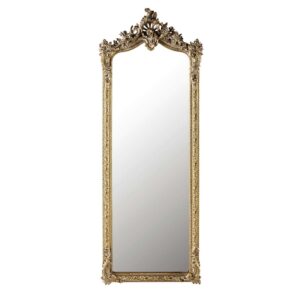 Espejo de pie de resina dorado 64 x 168 cm