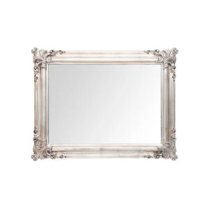 Espejo rectangular Country plata 89 x 69 cm