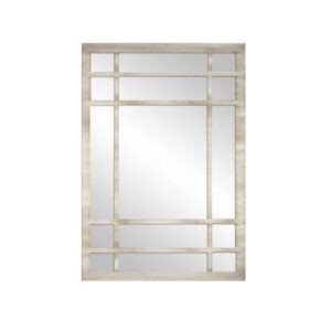 Espejo enmarcado rectangular Romeo blanco 100 x 70 cm