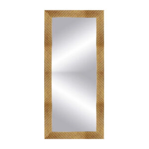 Espejo rectangular Espiral oro 152 x 57 cm