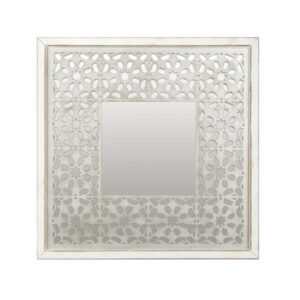 Espejo cuadrado Vector Serie 9010 blanco 106 x 106 cm