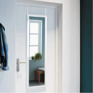 Espejo rectangular Puerta blanco 120 x 30 cm