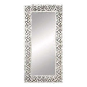 Espejo rectangular blanco 150 x 60 cm